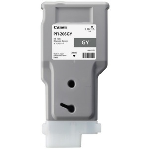 undefined, CANON Druckerpatrone grau, 300 ml, CANON Canon PFI-206 GY Druckerpatrone grau, 300 ml