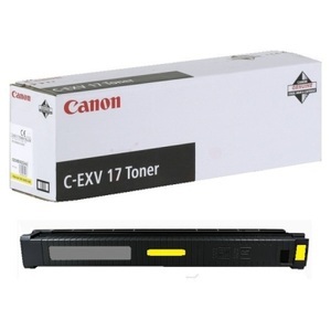 Canon, Canon Toner C-EXV17 0259B002 Original Gelb 30000 Seiten, CANON CANON C-EXV 17 Tonerkassette gelb passend für: Imagerunner C 4000 Series;Imagerunner C 4080;Imagerunner C 4080 i;Imagerunner C 4500 Series;Imagerunner C 4580;Imagerunner C 4580 i;Imagerunner C 5100 Series;Imagerunner C 5180;Imagerunner C 5180 