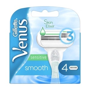 undefined, Gillette Gillette Venus Smooth Sensitive 4x Rasierklinge, Gillette Gillette Venus Smooth Sensitive 4x Rasierklinge