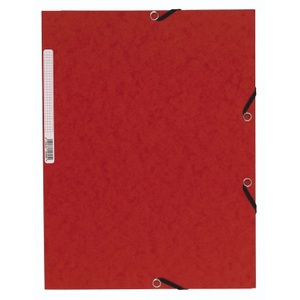 undefined, Gummibandmappe Karton A4 rot 3fach-Klappe, 10 Stk., Gummibandmappe Karton A4 rot 3fach-Klappe, 10 Stk.