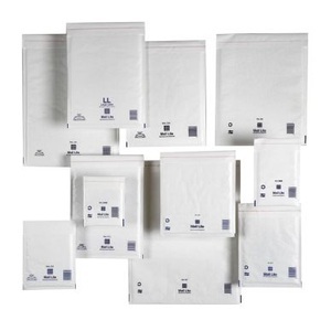Mail Lite Tuff®, Mail Lite Luftpolster-Versandtaschen Ohne Fenster Weiss Haftklebeverschluss 260 x 180 100 Stück, Luftpolstertasche MAIL LITE Tuff 180x260mm(100)