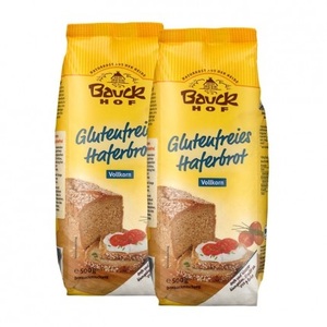 Bauckhof, Bauckhof Bio Glutenfreies Haferbrot, Mehl, 