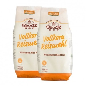 Bauckhof, Bauckhof Bio Reis Mehl, Bauckhof demeter Reismehl Vollkorn, glutenfrei