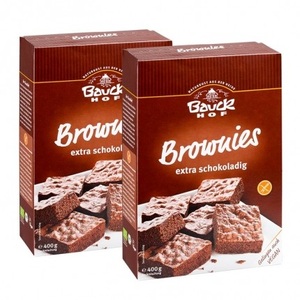 Bauckhof, Bauckhof Bio Brownies, Glutenfreie Backmischung, Bauckhof Brownies Backmischung, glutenfrei