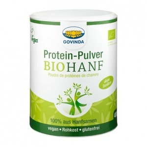 Govinda, Govinda Bio 2 x Hanf Proteinpulver + nu3 Hanfprotein, GOVINDA Proteinpulver Hanf Bio (400g)
