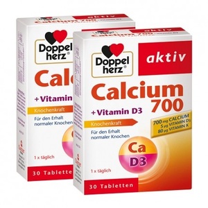 Doppelherz, Doppelherz Calcium 700+Vitamin D3 Tabletten, Doppelherz® aktiv Calcium 700 + Vitamin D3