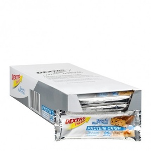 Dextro Energy, Dextro Energy Protein Crisp, Karamell-Cookie, Protein Crisp - 24x50g - Caramel-Cookie