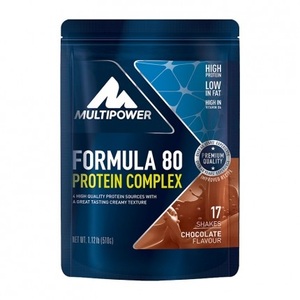 Multipower, Multipower Formula 80 Protein Complex, Schokolade, Pulver, Formula 80 Protein Complex - 510g - Chocolate