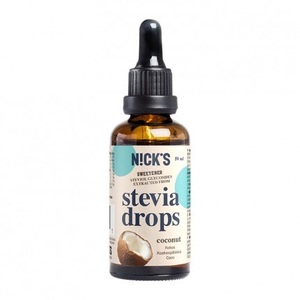 NICK'S, NICK'S Stevia Tropfen, Kokosnuss, Nick's Stevia Drops - 50ml - Coconut