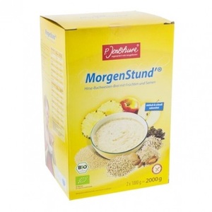 P. Jentschura, 2 x P. Jentschura Morgenstund Hirse-Buchweizen-Brei + nu3 Bio Matcha Tee, 