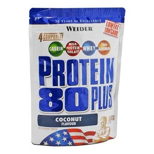Weider, Weider Protein 80 Plus, Kokosnuss, Pulver, Protein 80 Plus - 500g - Kokos