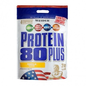 Weider, Weider Protein 80 Plus, Vanille, Pulver, Protein 80 Plus - 2000g - Vanille
