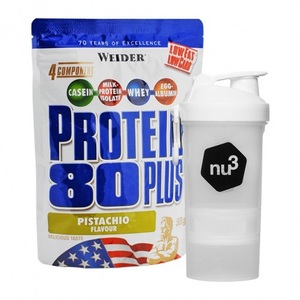 Weider, Weider Protein 80 Plus, Pistazie, Pulver, Weider Protein 80 Plus, Pistazie, Pulver