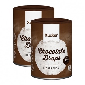 Xucker, Xucker Schoko-Drops, Edelbitter, Schokodrops Edelbitter mit finnischem Xylit (200g)