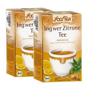Yogi Tea, Yogi Tea Ingwer Zitrone Tee - 17 Beutel, YOGI TEA® Ingwer Zitrone, Bio Kräutertee