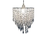CONFORAMA, Hängelampe 35 x 25  SHINY Mehrfarbig 60 w pro, Hängelampe SHINY 25x33.5cm 60W silberfarben