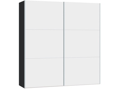 CONFORAMA, Schrank SCHWYZ 2 Schiebetüren weiss