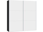 CONFORAMA, Schrank SCHWYZ 2 Schiebetüren weiss
