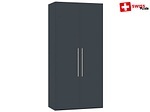 CONFORAMA, Schrank GLARIS 2 Schwingtüren grau