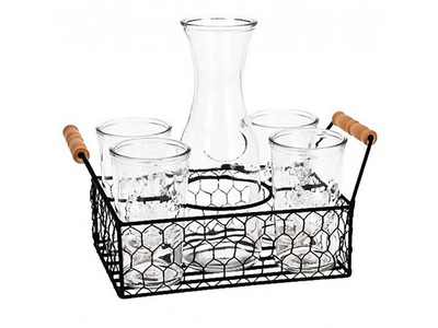KAYS, Glas Set, 6-teilig, Set Karaffe und Gläser EXCELLENCE 6 -teilig 1 L