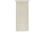 CONFORAMA, Vorhang KOTA Halb abdunkelnd Bedruckt Sandfarben Lasche, Kräuselband Polyester 140 x 240 cm, Vorhang KOTA 140x240cm pfote / kräuselband halb abdunkelnd beige