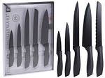 CONFORAMA, Messerset Edelstahl Schwarz, FURBER Messer-Set 5-teilig, Schwarz