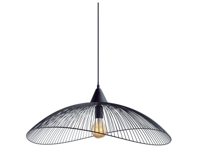 CONFORAMA, Hängelampe 65 x 24 CLEO Mehrfarbig 40 w pro, Hängelampe CLEO 65x24cm 40W schwarz
