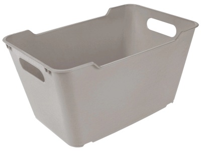 undefined, Aufbewahrungsbox LOTTA grau 35.5 cm x 23.5 cm x 20 cm, Aufbewahrungsbox LOTTA grau 35.5x23.5x20cm