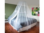 CONFORAMA, Moskitoschutz MOUSTIQUAIRE Durchsichtig Unifarben Weiss Tunnel Polyester 120 x 250 cm, Moskitonetz 1200 x 250 x 60 cm