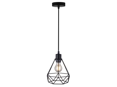 CONFORAMA, Hängelampe 125 x  CAGE Schwarz 60 w pro, 