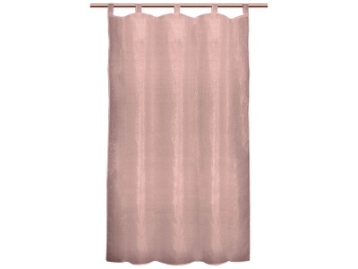 CONFORAMA, Vorhang BYZANCE 110x240cm Polyester rosa, Vorhang BYZANCE 110x240cm pfote / kräuselband halb abdunkelnd rosa