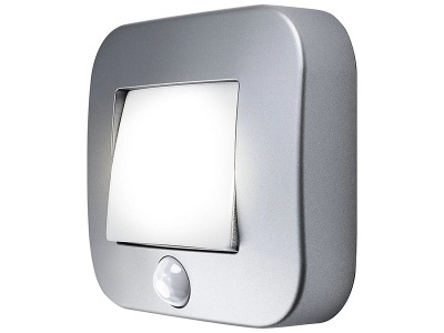 LEDVANCE, LEDVANCE Nightlux Hall Nachtlicht Sensor silber, LEDVANCE NIGHTLUX® Hall L 4058075260672 LED-Nachtlicht mit Bewegungsmelder Quadratisch LED Neutralweiß Silber