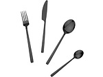 Besteck-Set SANNA 24-teilig grau, schwarz