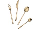 CONFORAMA, Besteck-Set SANNA 24-teilig grau, goldfarben, rosa