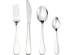 Besteck-Set MONA 24-teilig grau, silberfarben