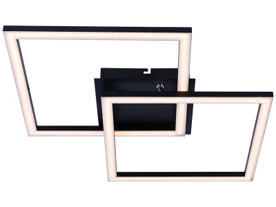 CONFORAMA, Hängelampe GLIMMER 12W weiss, Deckenlampe GLIMMER Ø61.5cm 12W schwarz