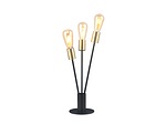 CONFORAMA, Tischlampe LED BOLD 47cm 10W schwarz, goldfarben, 