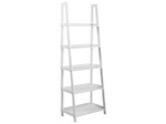 Moerteens, home24 Regal Dilbert I, Carryhome Regalelement 63/180/40 cm weiss , Wally , Holzwerkstoff , 5 Fächer , 63x180x40 cm , lackiert,Nachbildung , 001749059302