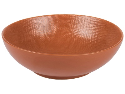 undefined, Salatschüssel VESUVIO Sandstein terrakotta, tiefe Teller VESUVIO Ø 24 cm Sandstein terrakotta 1 Stück
