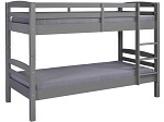 undefined, Hochbett CLIMB 90x200cm grau, MID.YOU Etagenbett 90/200 cm , Lavius , Grau , Holz , Kiefer,Kiefer , vollmassiv , 90 cm , lackiert,Echtholz,Echtholz , 000528039201