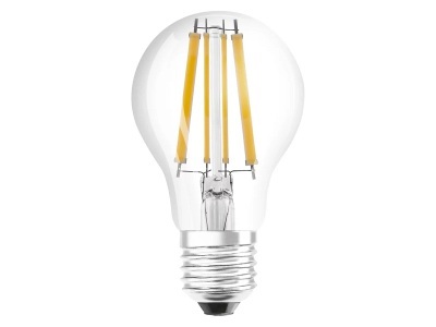 Osram, OSRAM LED Superstar 12-W-Filament-LED-Lampe E27, warmweiß, klar, dimmbar, 1521 lm, Osram LED Retrofit CLASSIC A100 DIM 2700K E27