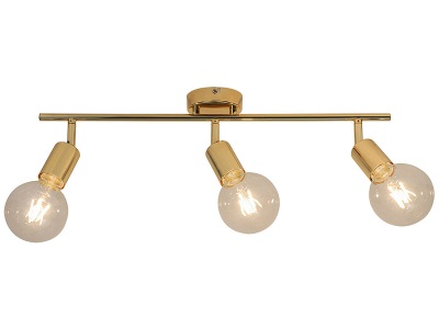 undefined, 3 Spots BUBBLE Ø56cm 25W goldfarben, 3 Spots 2d BUBBLE 56cm 25W goldfarben