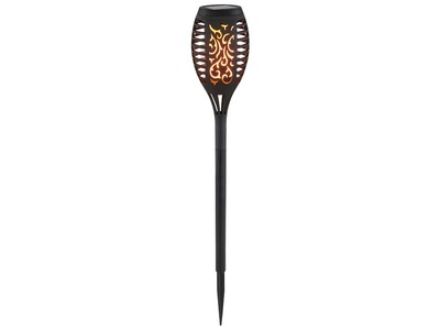 mutoni light, Solarleuchte Kunststoff schwarz 12xLED, Set von 3 Solarleuchten LED SOLAR 5m 0.2W schwarz