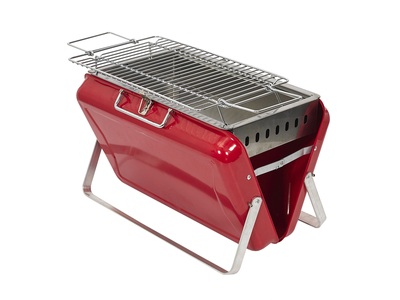 undefined, Grill tragbar COOK CONCEPT stahl rostfrei rot, 