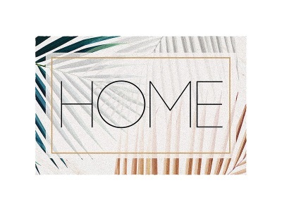 undefined, Fussmatte PALM 40 cm x 60 cm, Fussmatte PALM 40x60cm