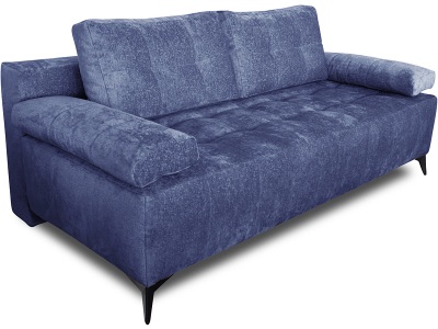 undefined, Bettsofa IMPERIA Polyester grafit, Bettsofa IMPERIA Stoff dunkelblau