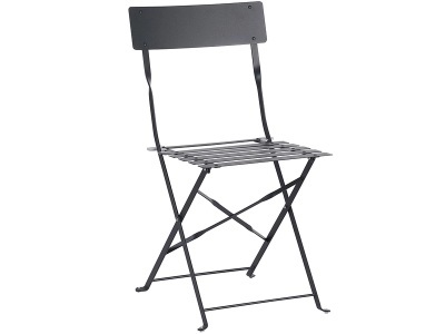 undefined, Gartenstuhl BARCELONA Metall anthrazit, Gartenstuhl BARCELONA Metall anthrazit
