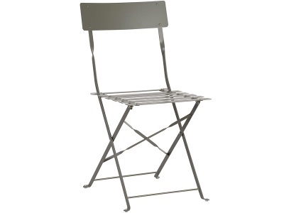 undefined, Gartenstuhl BARCELONA Metall grau, 
