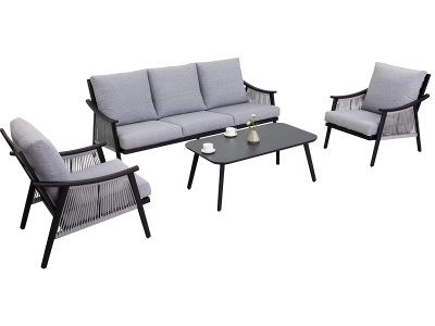 undefined, Garten-Set BILBAO schwarz, 