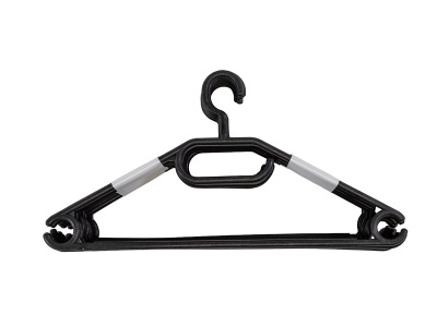 undefined, Set 10 Kleiderbügel TWIST schwarz